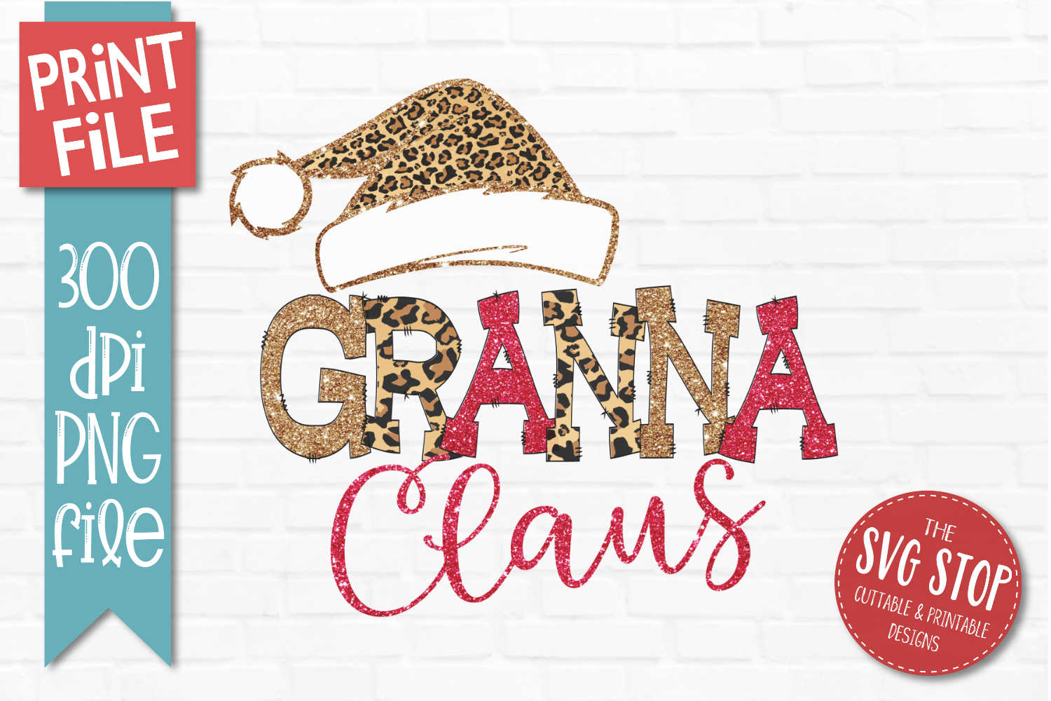 Download Granna Claus Christmas Sublimation PNG