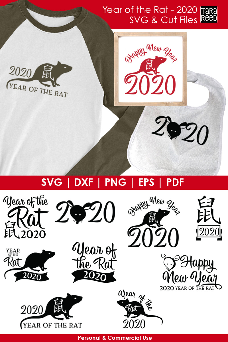 Download Year of the Rat 2020 - Chinese New Year SVG and Cut Files ...