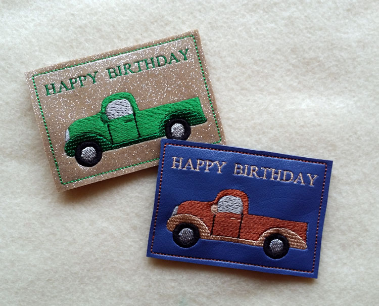 ITH Vintage Truck Gift Card Holder - Birthday Gift Card Holder