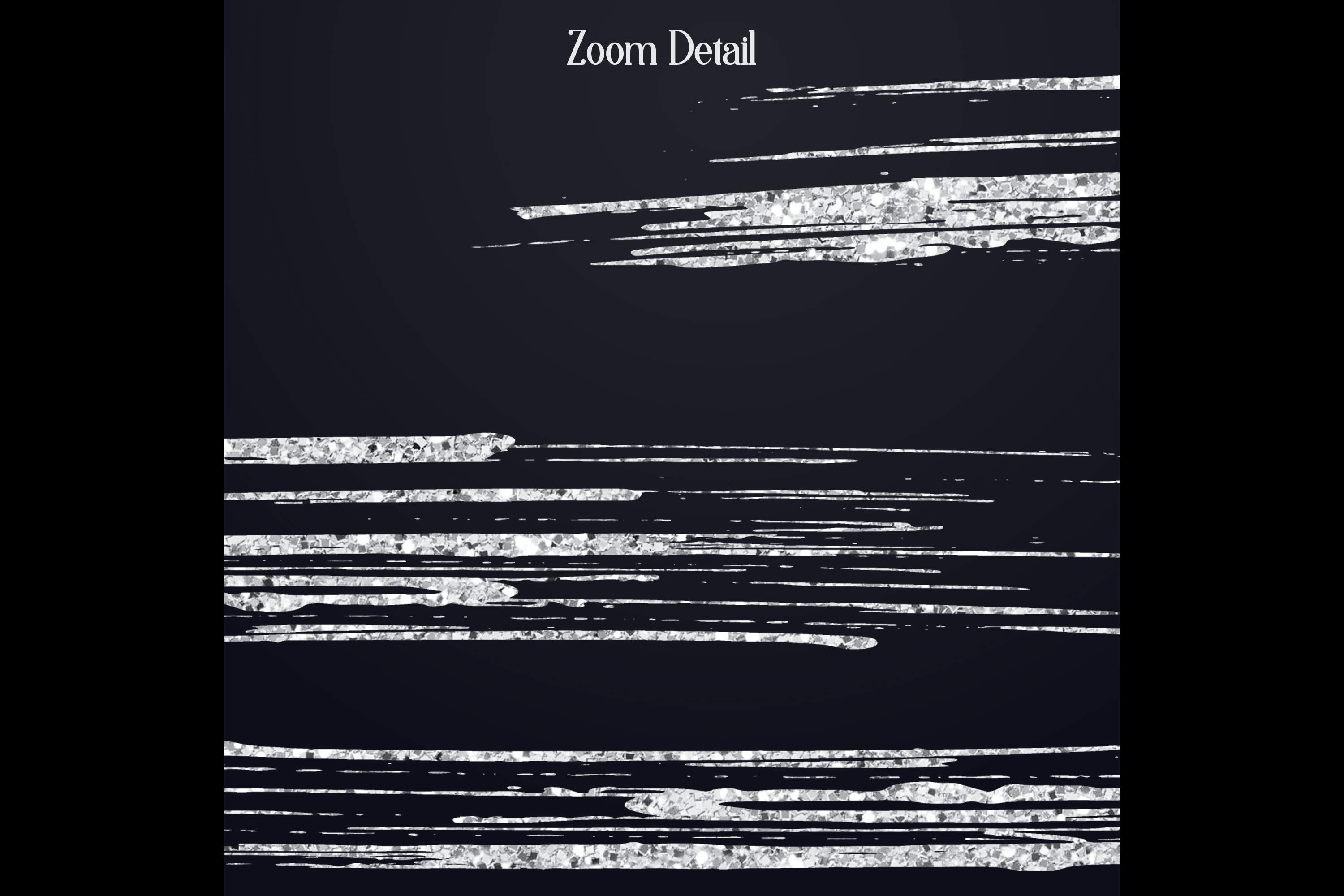 16 Seamless Glitter Brush Stroke Transparent Overlay Images