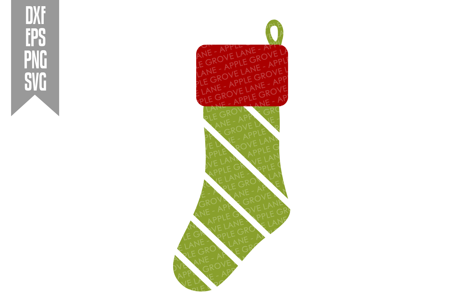 Christmas Stocking Svg Bundle - 12 designs - Svg Eps Dxf Png