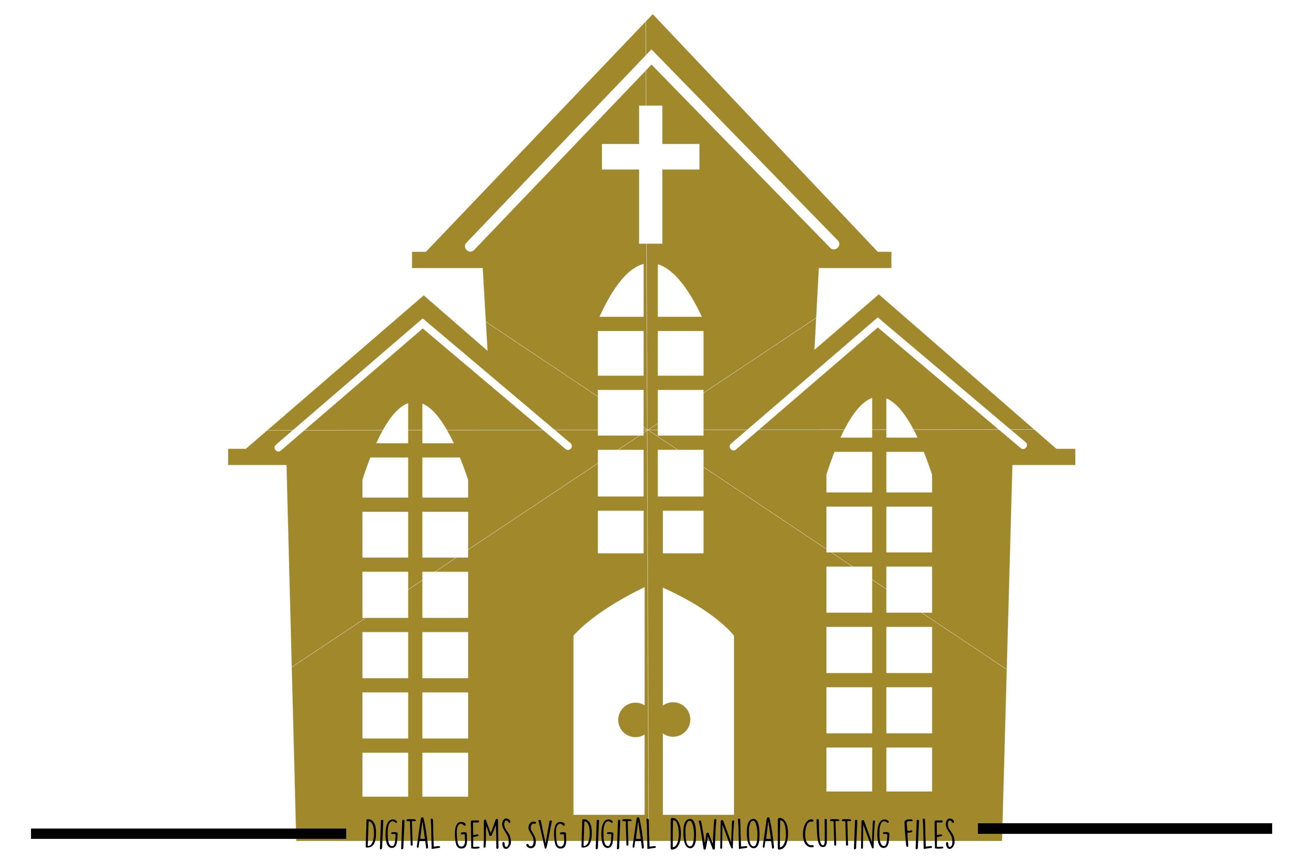 Church SVG / PNG / EPS / DXF files