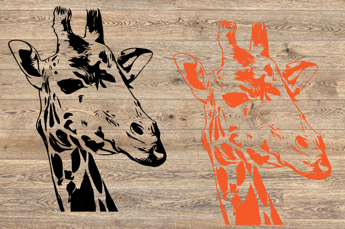 Download Giraffe Head SVG wild life africa animals safari 1295s