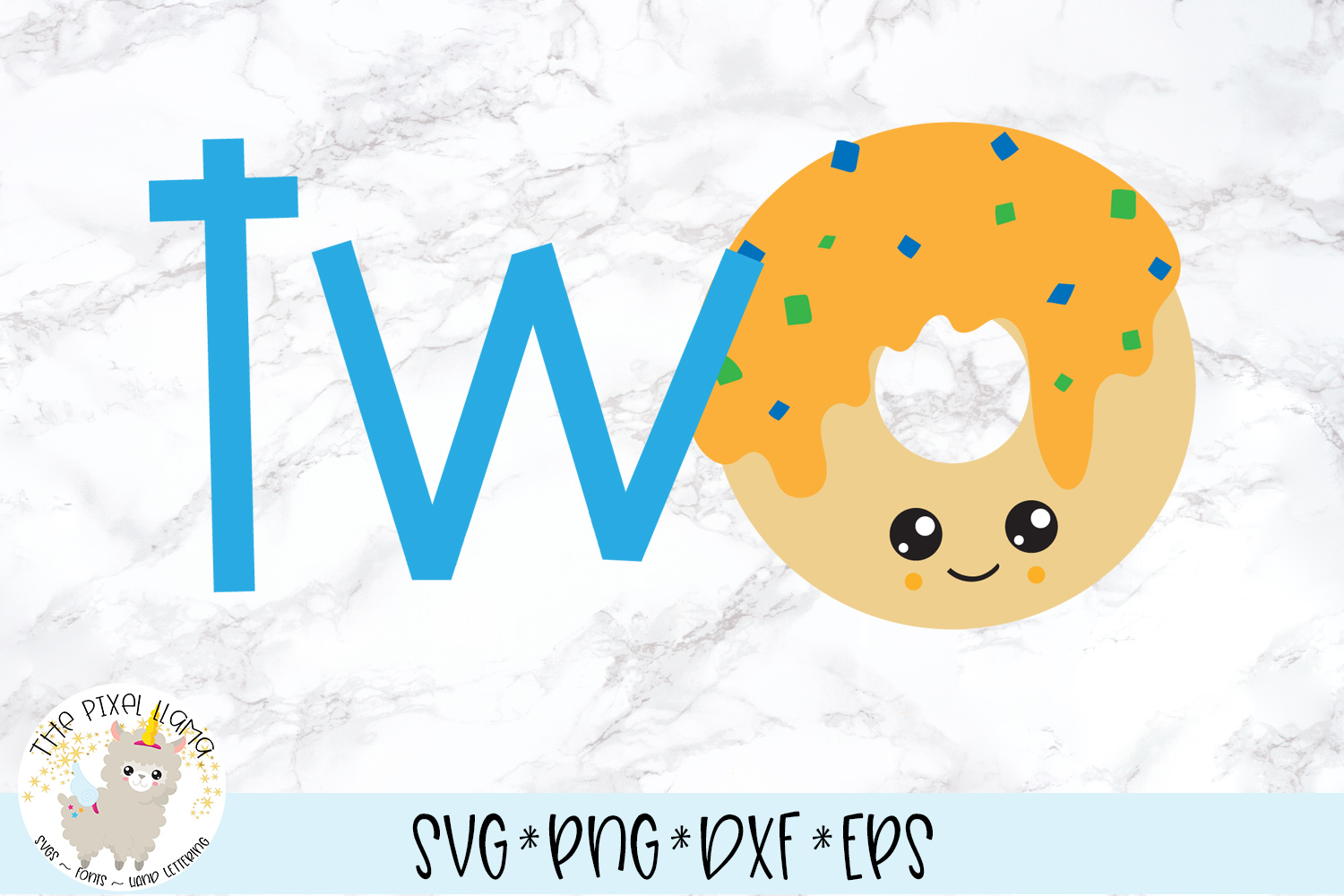 Download Two Donut Birthday Shirt SVG Cut File