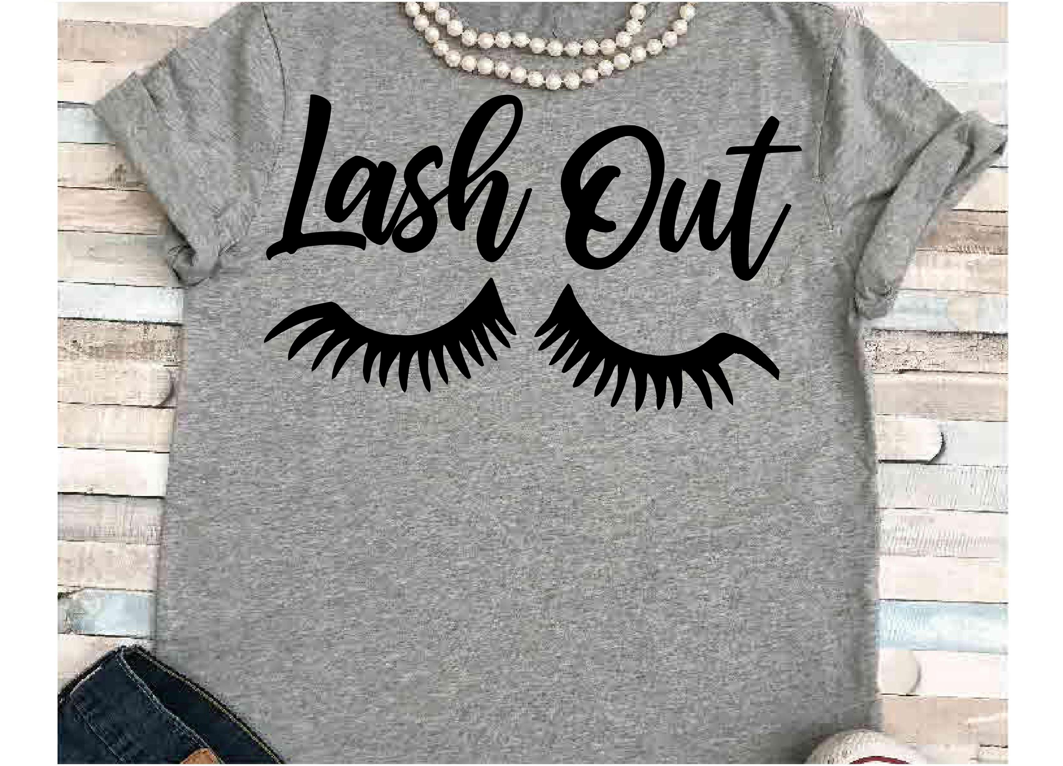 Download Lashes svg SVG DXF JPEG Silhouette Cameo Cricut makeup svg iron on Gym svg Workout shirt Lash ...