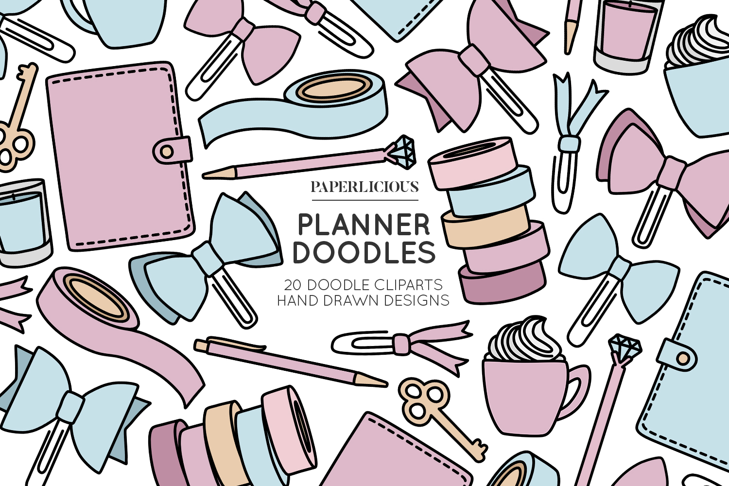 Planner Doodle Cliparts