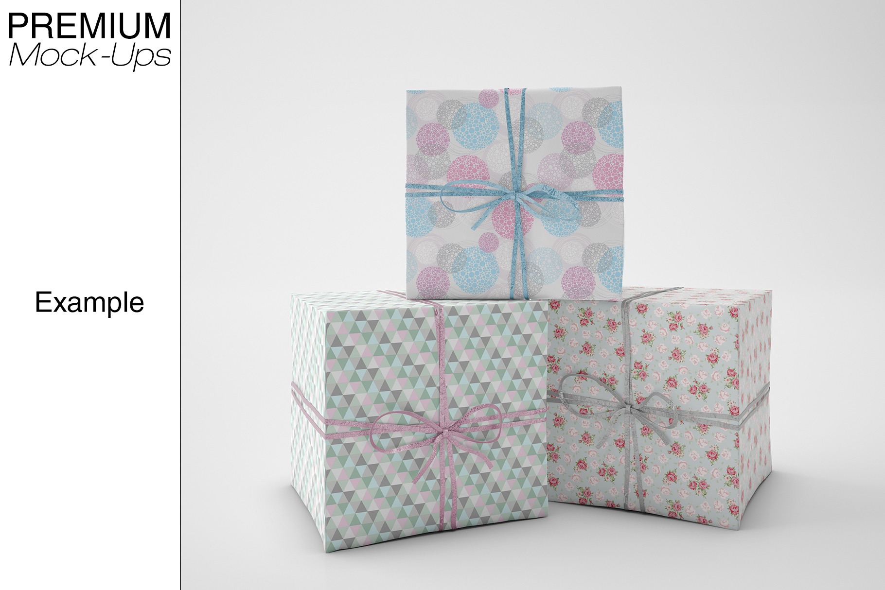 Download Gift Boxes Mockup Set (101129) | Mock Ups | Design Bundles
