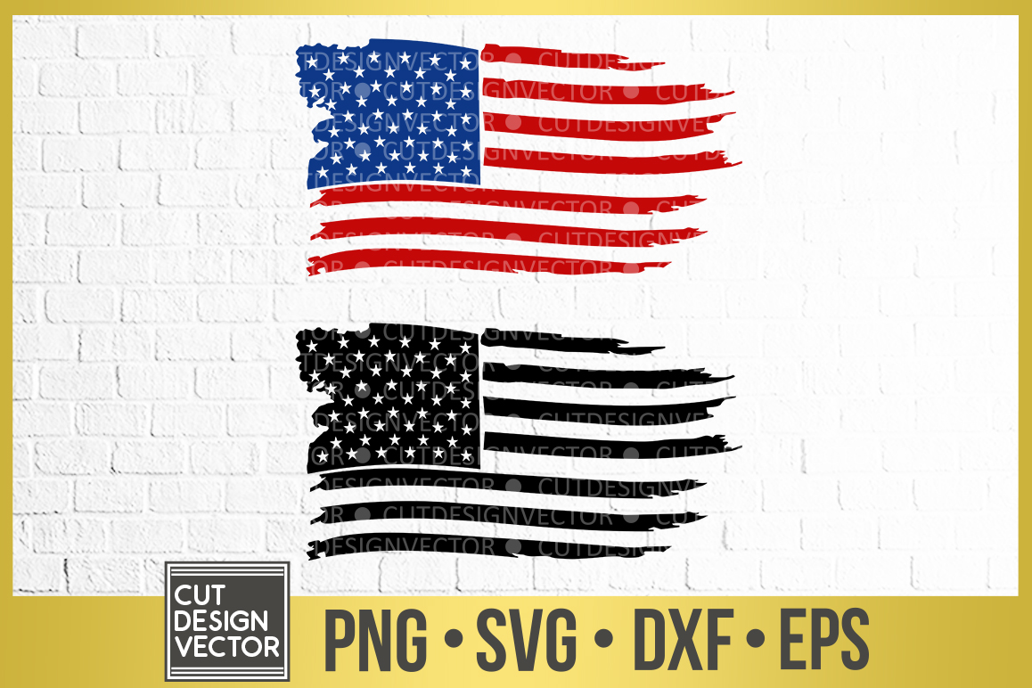 Download Distressed American Flag SVG (303603) | SVGs | Design Bundles