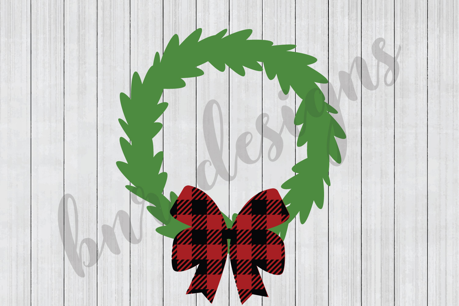 Download Christmas SVG, Wreath SVG, SVG Files, DXF Files (127826) | SVGs | Design Bundles