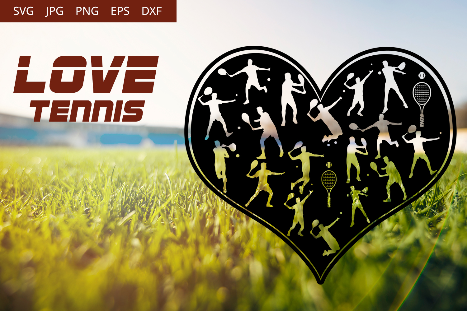 Download Love Tennis - Men SVG Vector (359909) | Illustrations | Design Bundles