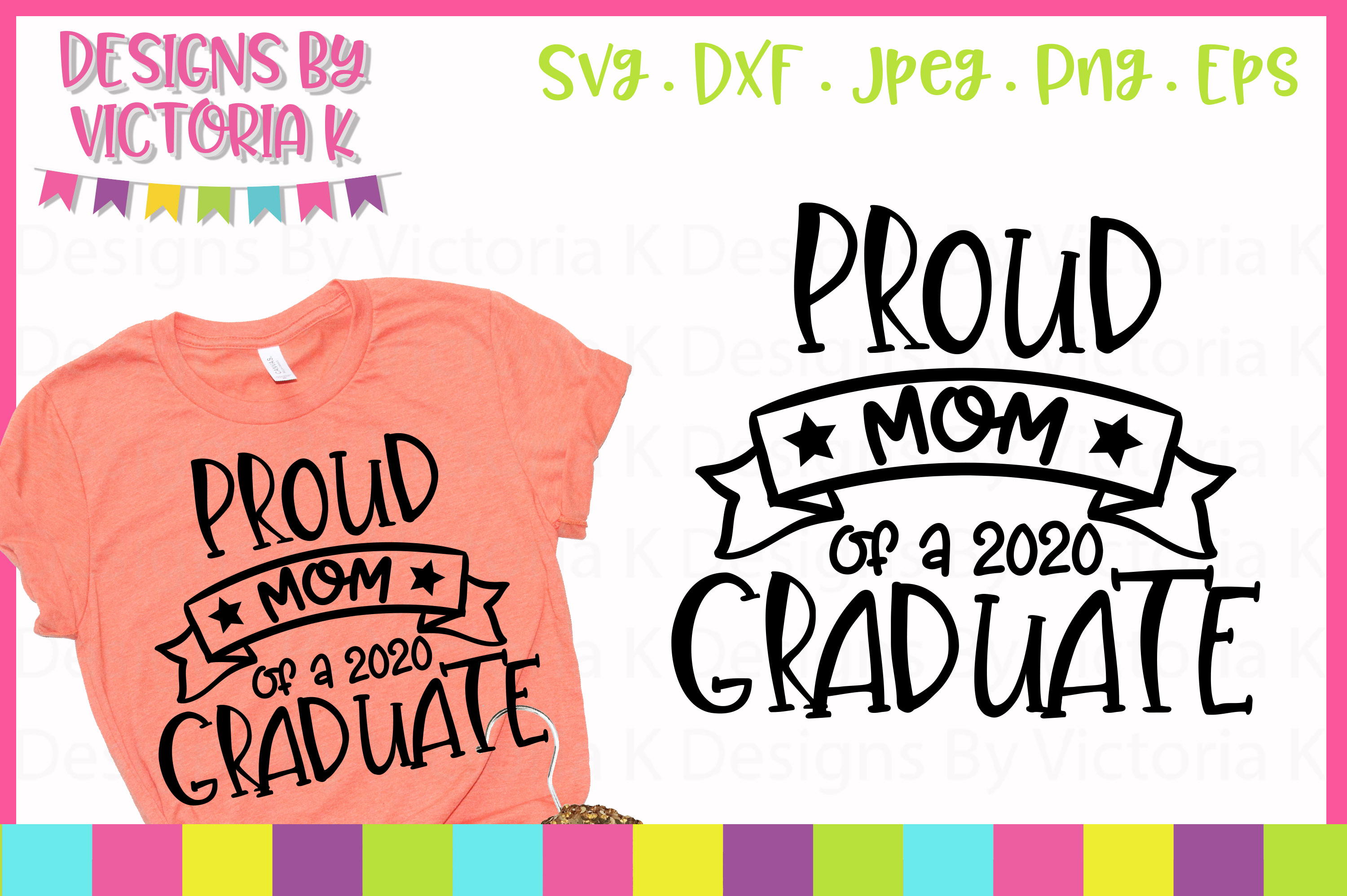 Download Proud mom of a 2020 graduate , SVG Cut File (206173 ...