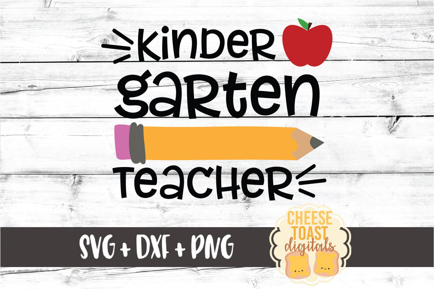 Download Kindergarten Teacher - Pencil Back to School SVG PNG DXF