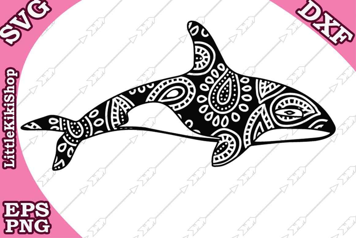 Download Orca Svg ,Mandala Orca Svg, Killer Whale Svg,Sea animal Svg (227360) | SVGs | Design Bundles