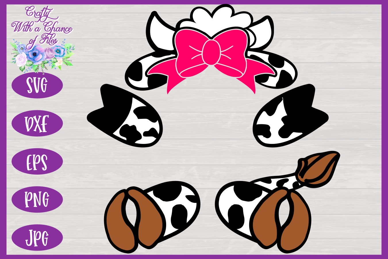 Download Cow Monogram SVG - Farm Animal Shirt Design