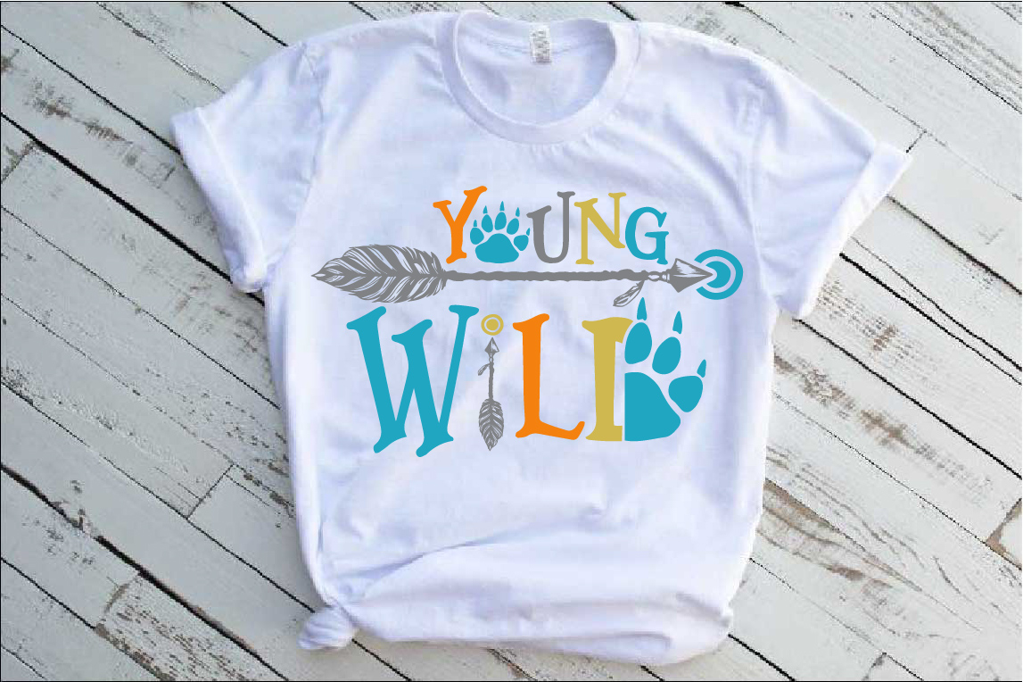 Young Wild SVG Bear Paw Arrow Stay One Birthday baby 1536s