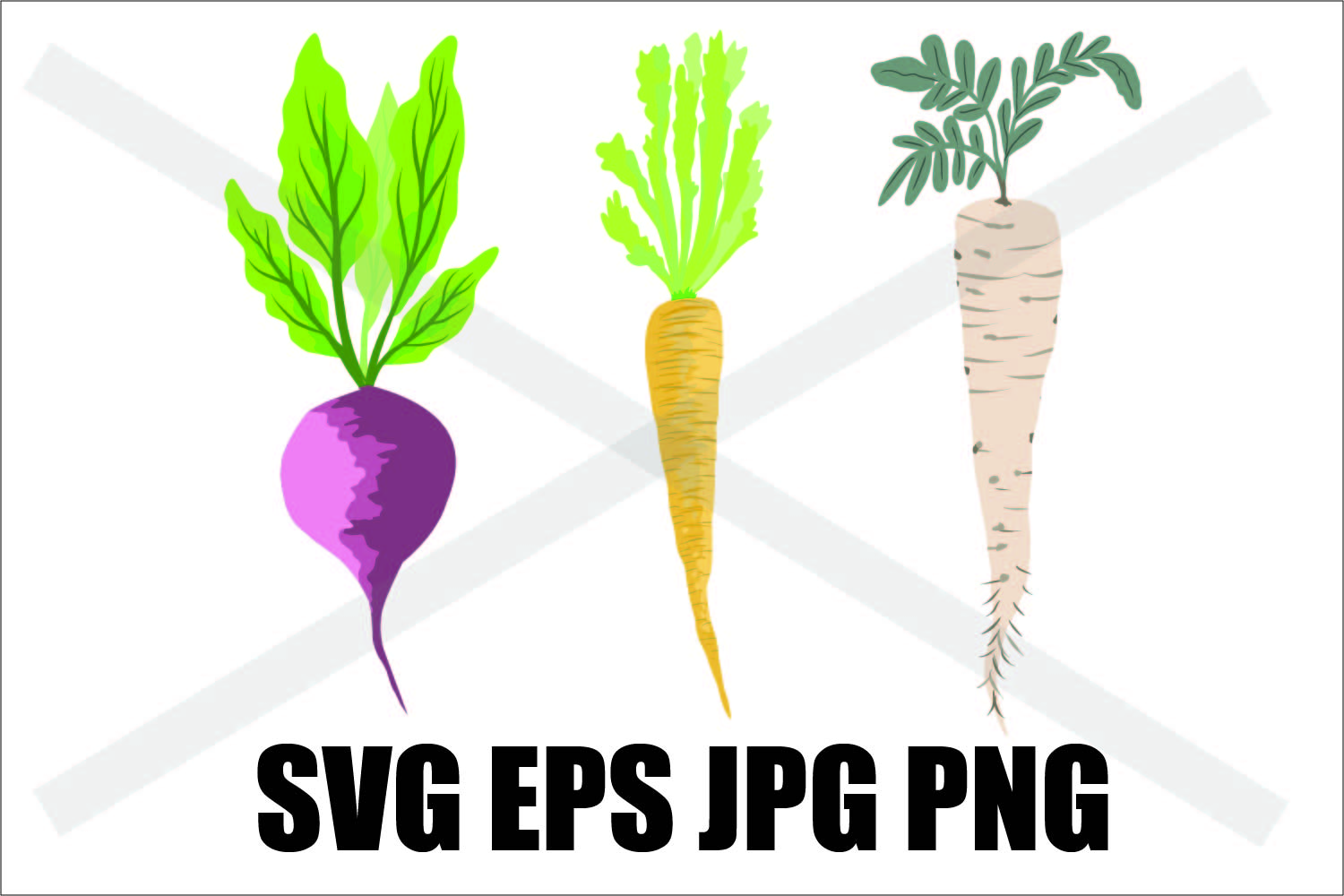 Veggie Drawing - SVG EPS JPG PNG (322159) | Illustrations | Design Bundles