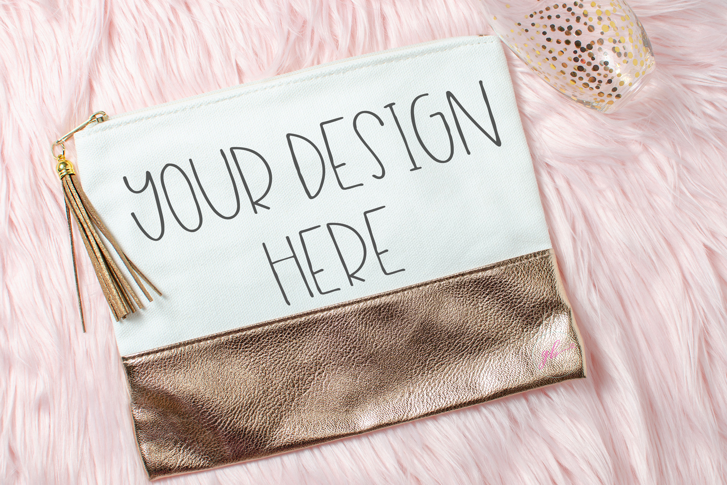 Download Makeup bag Cosmetic bag Mockup (518485) | Occassions | Design Bundles