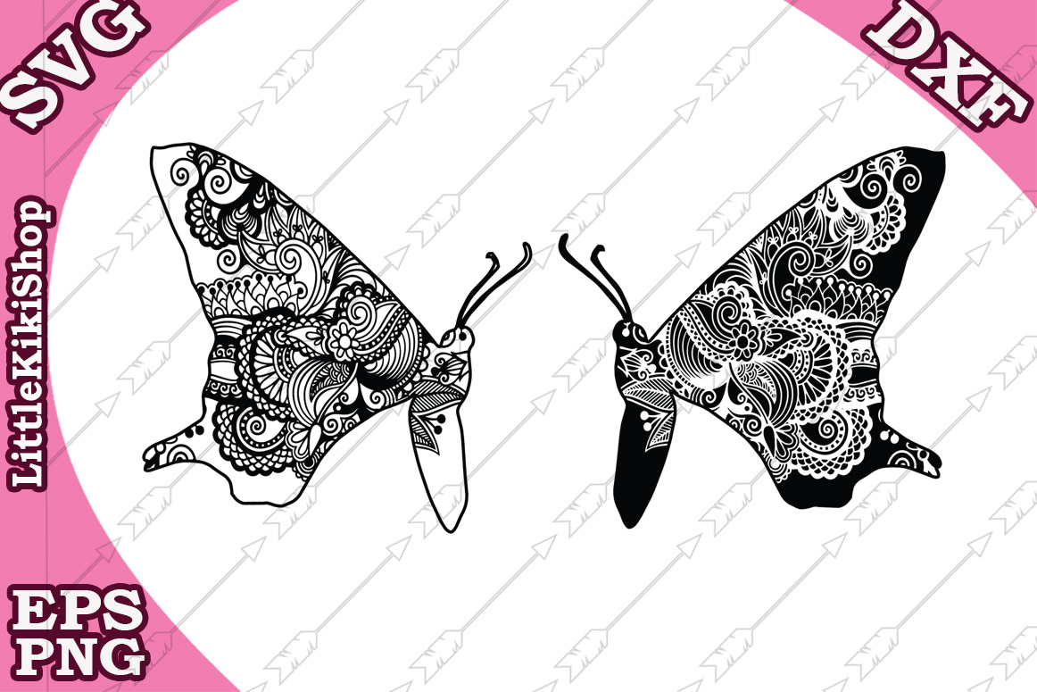 Free Free Butterfly Zentangle Svg 146 SVG PNG EPS DXF File