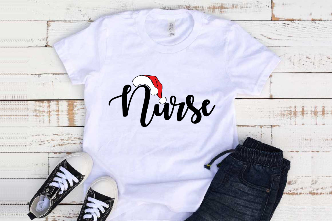 Download Santa Nurse elf nurse SVG Christmas svg santa hat 1122s ...