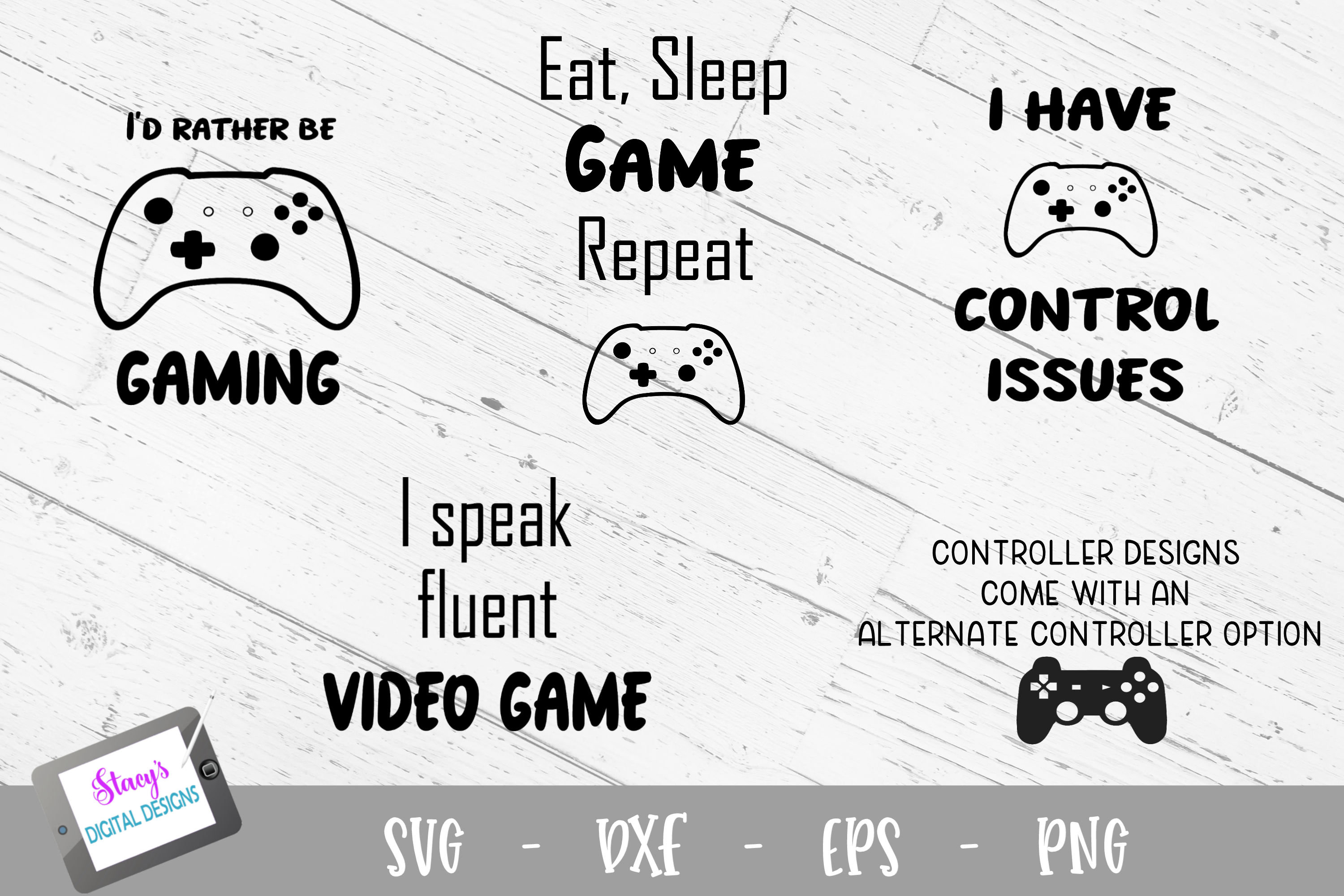 Download Gamer SVG Bundle - Video game SVG Bundle - 4 designs