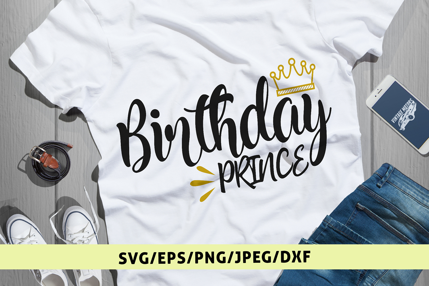 Happy Birthday Prince - Birthday SVG EPS DXF PNG Cut Files (144745