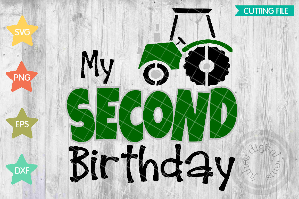 Download Tractor Birthday SVG, Tractor Birthday shirt, 2nd Birthday