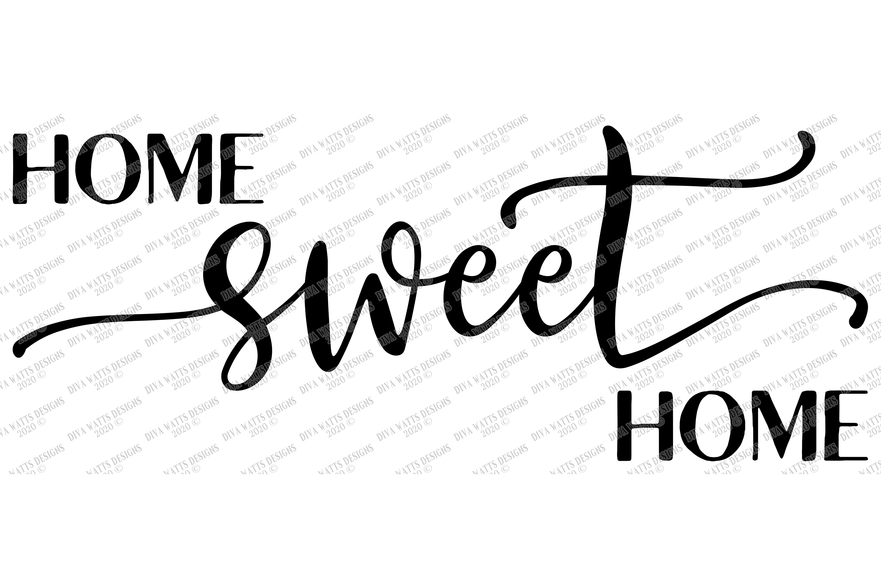 Free Free 105 Cursive Home Sweet Home Svg Free SVG PNG EPS DXF File