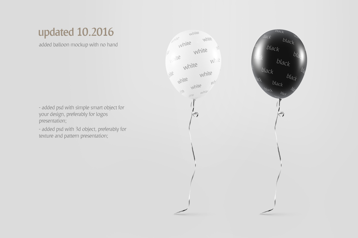 Balloon Mockup (7851) | Branding | Design Bundles