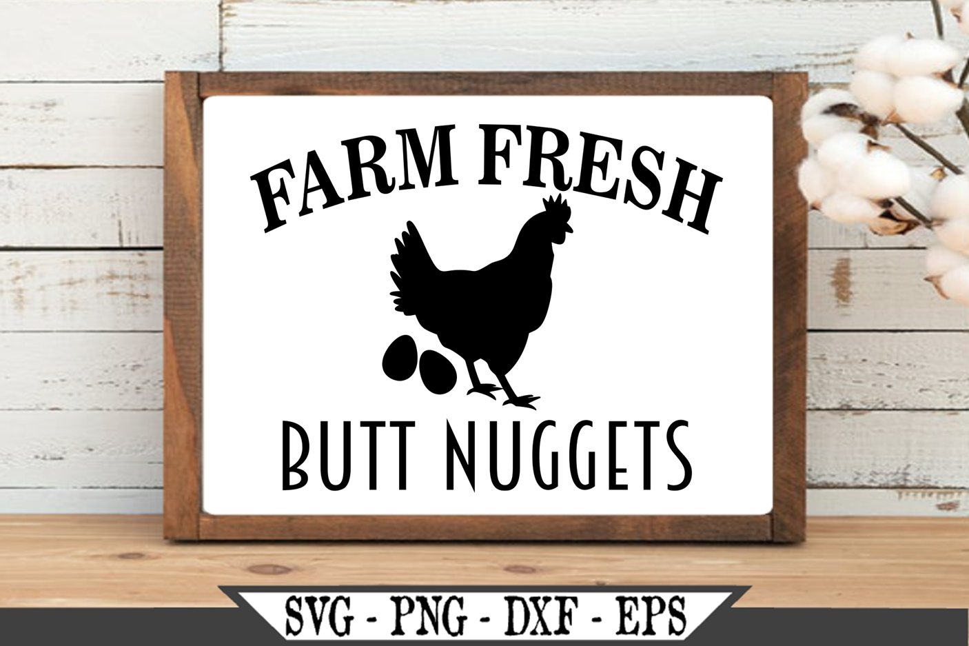 Farm Fresh Butt Nuggets SVG