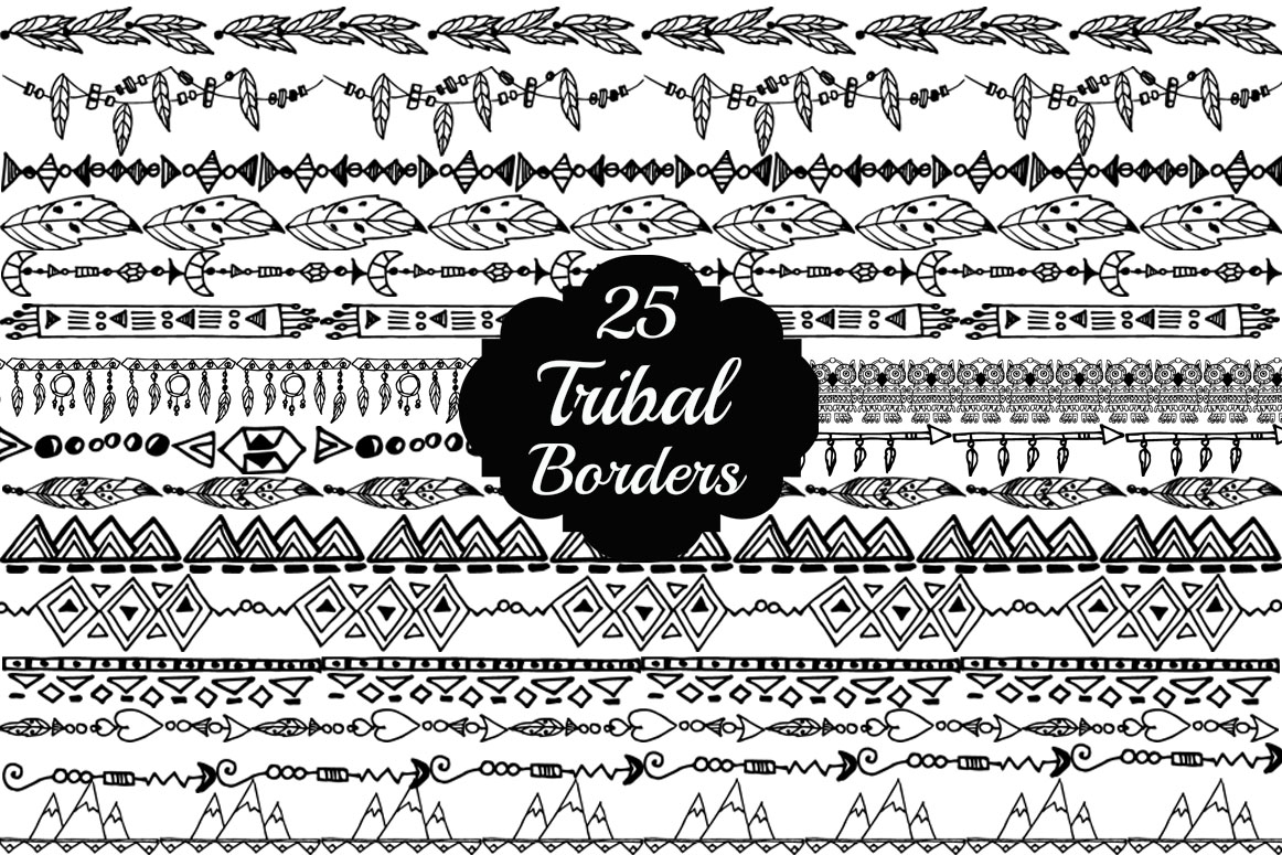 Tribal Border Clipart