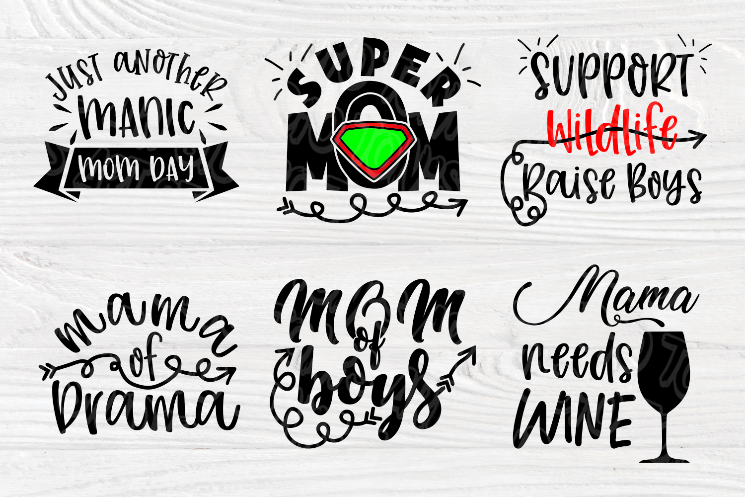 Mom Svg Bundle Funny Mom Sayings Cut Files For Crafters