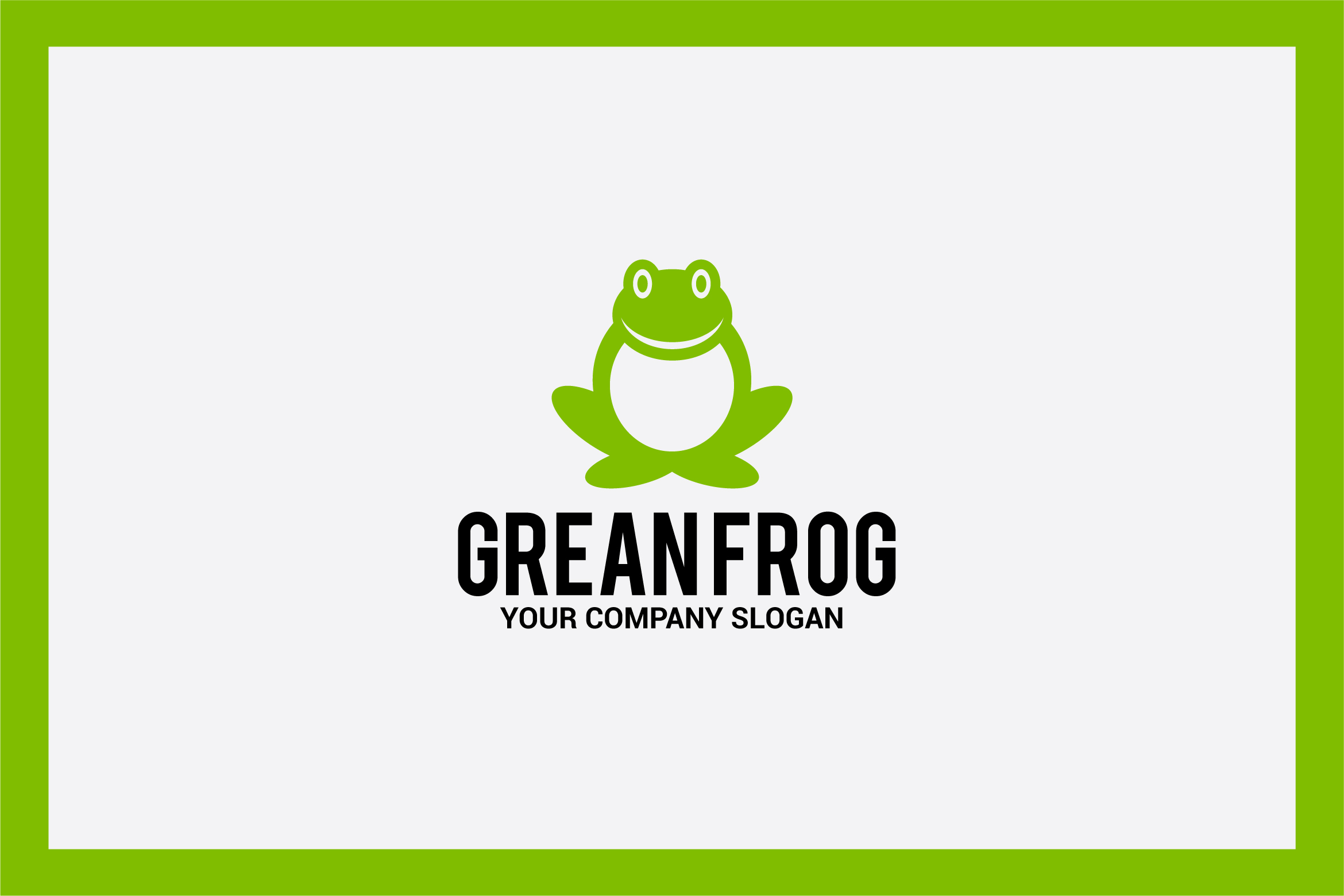 green frog logo