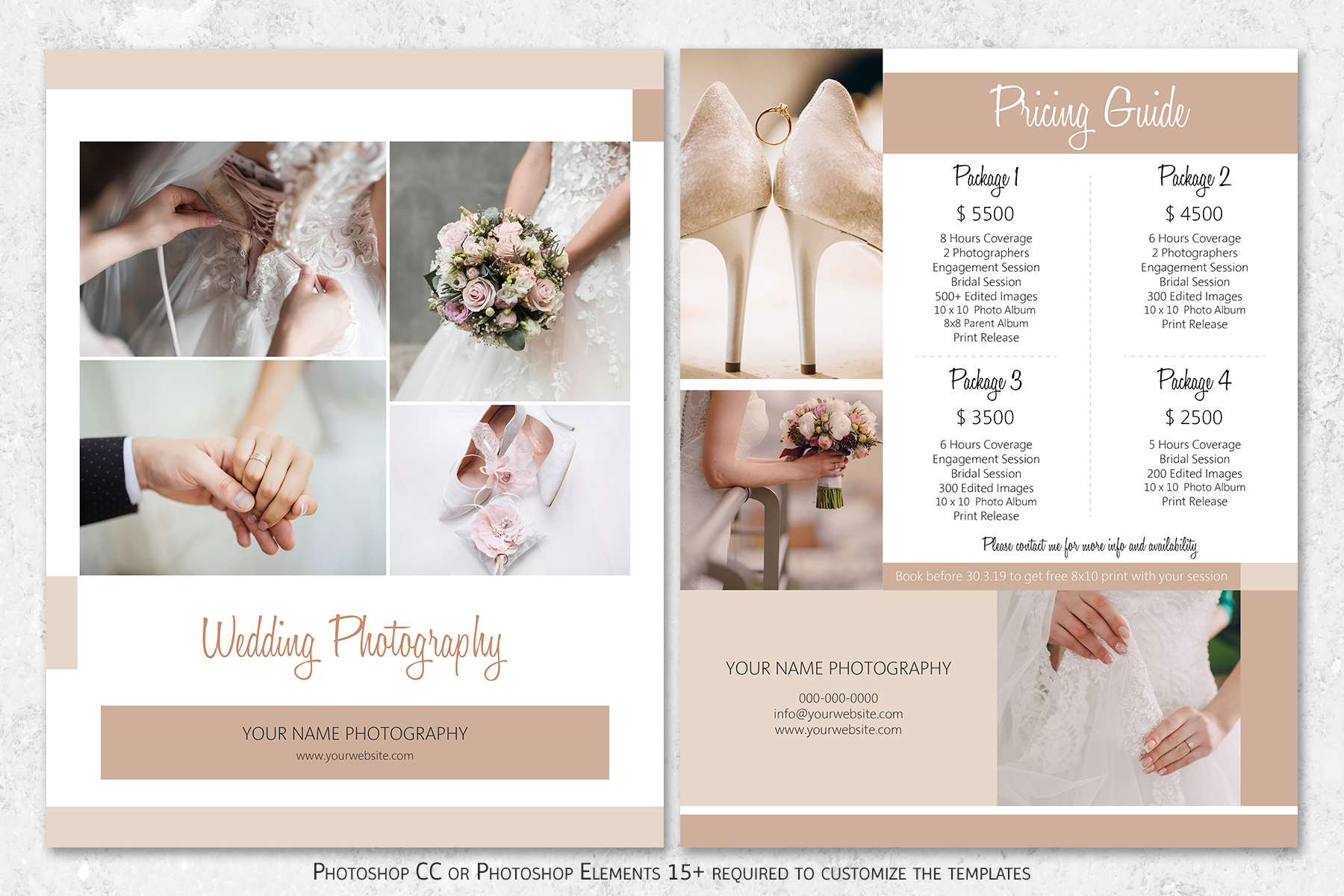 Wedding Photographer Pricing Guide Template