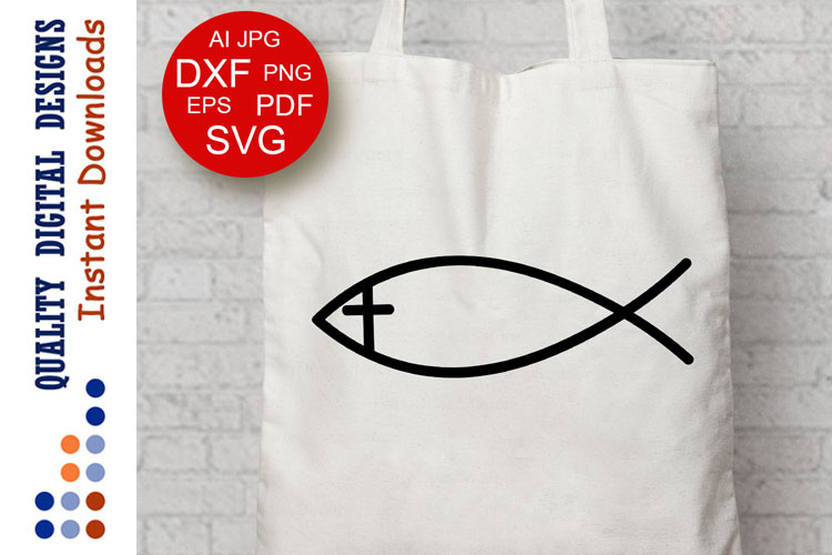 Jesus Fish SVG Jesus Christ Svg Fish digital clipart Fish