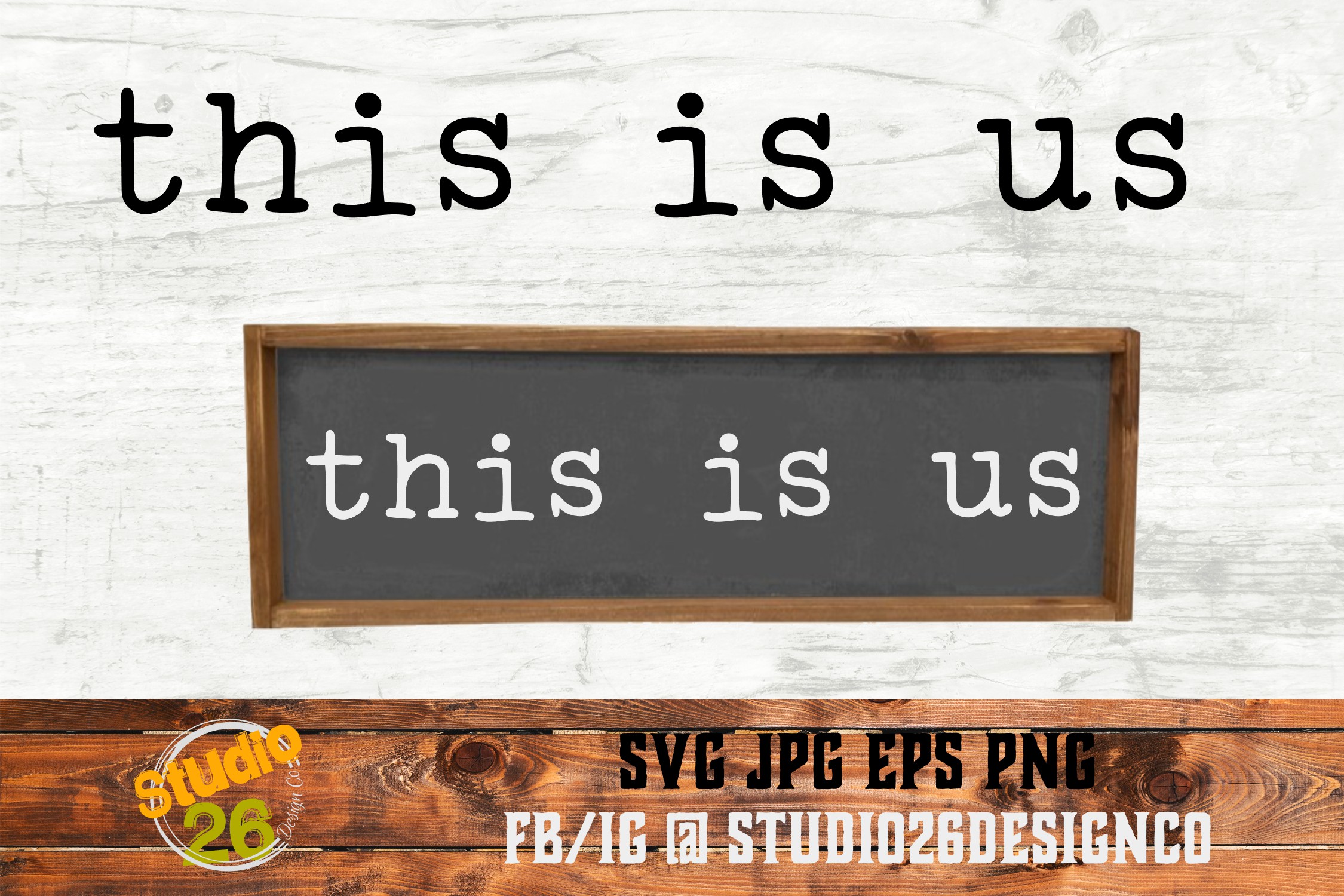 Download This is us - 2 Files - SVG PNG EPS (263517) | Cut Files ...