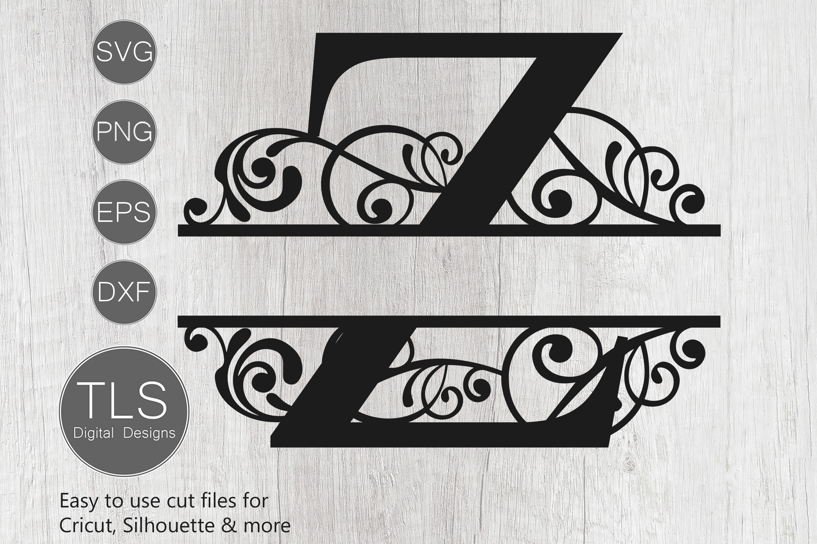 Download Split Monogram Letter Z SVG, Letter Z Monogram SVG (375432) | Cut Files | Design Bundles
