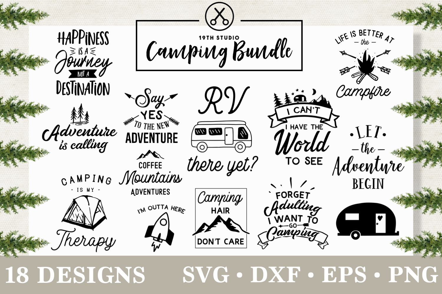 Download Camping SVG bundle - Adventure SVG - M3B