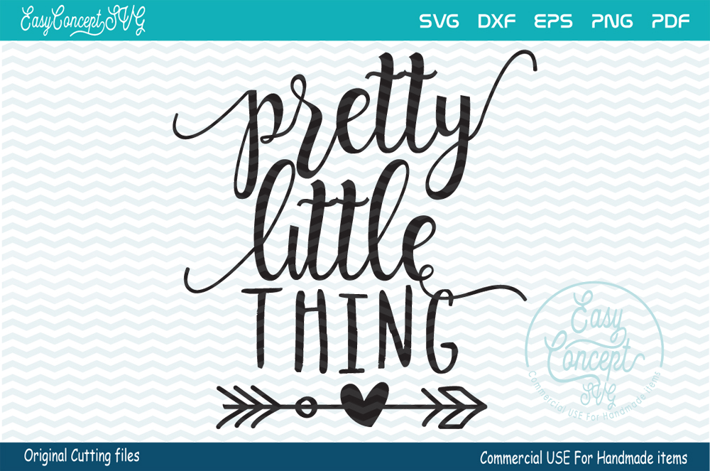 Pretty Little Thing, SVG - DXF - PNG - EPS - PDF Original Cut files (39828) | SVGs | Design Bundles