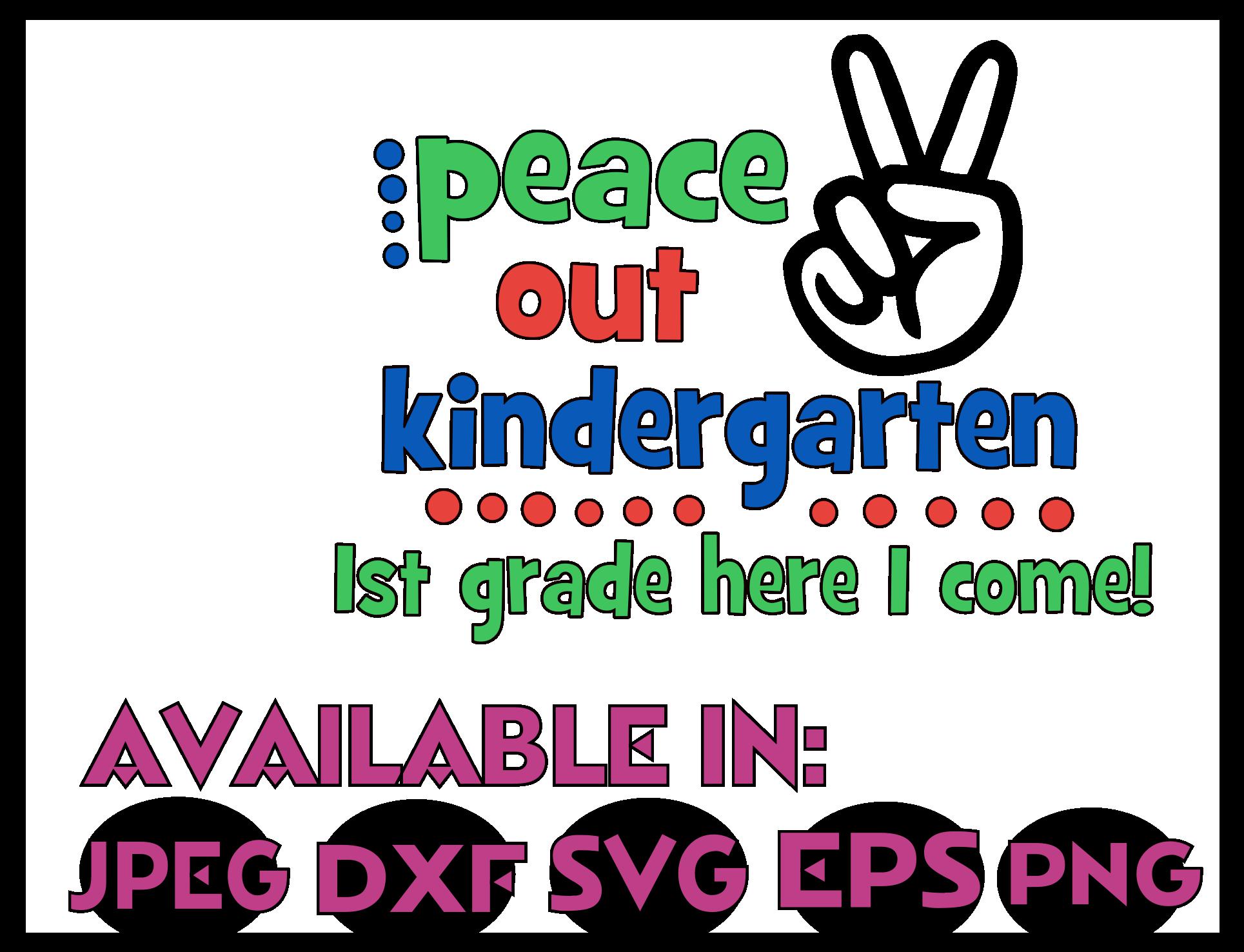 Download Kindergarten svg Teacher svg SVG DXF JPEG Silhouette Cameo Cricut student svg iron on Last day ...