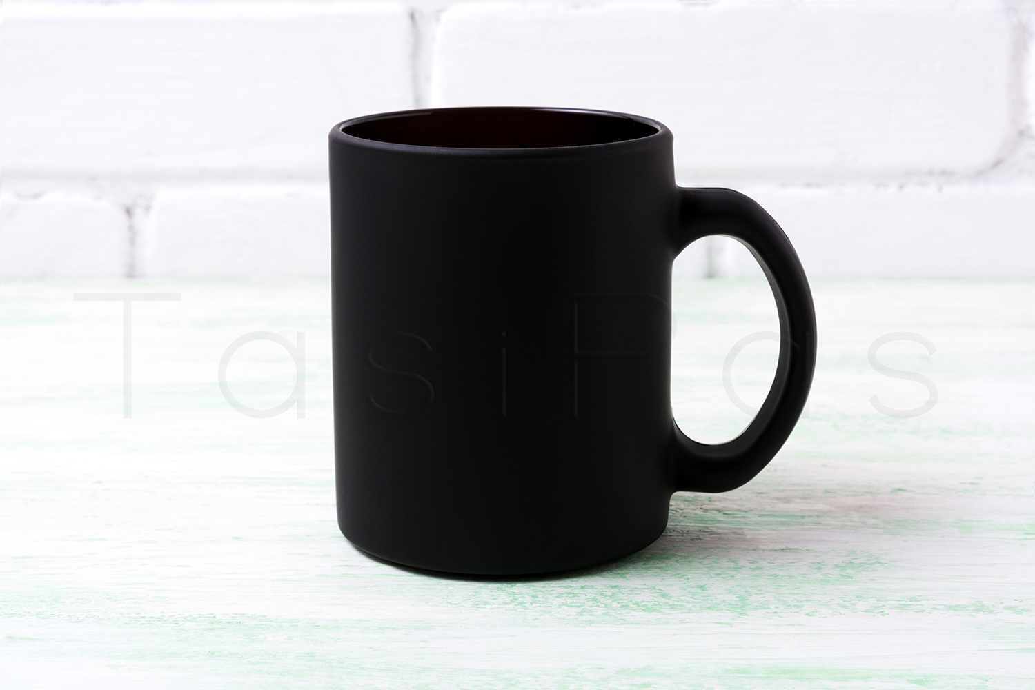 Black Coffee Mug Mockup With Brick Wall 296947 Mock Ups Design Bundles
