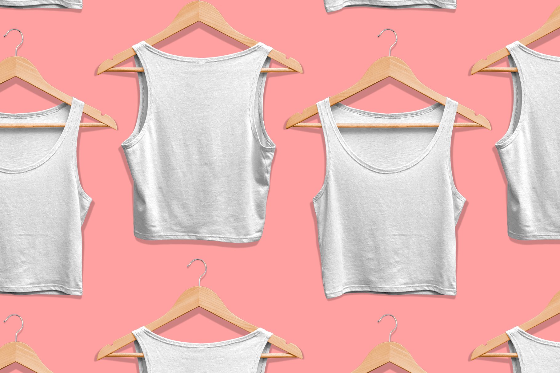 Download Women's Crop Tank Mockup (176039) | Mock Ups | Design Bundles