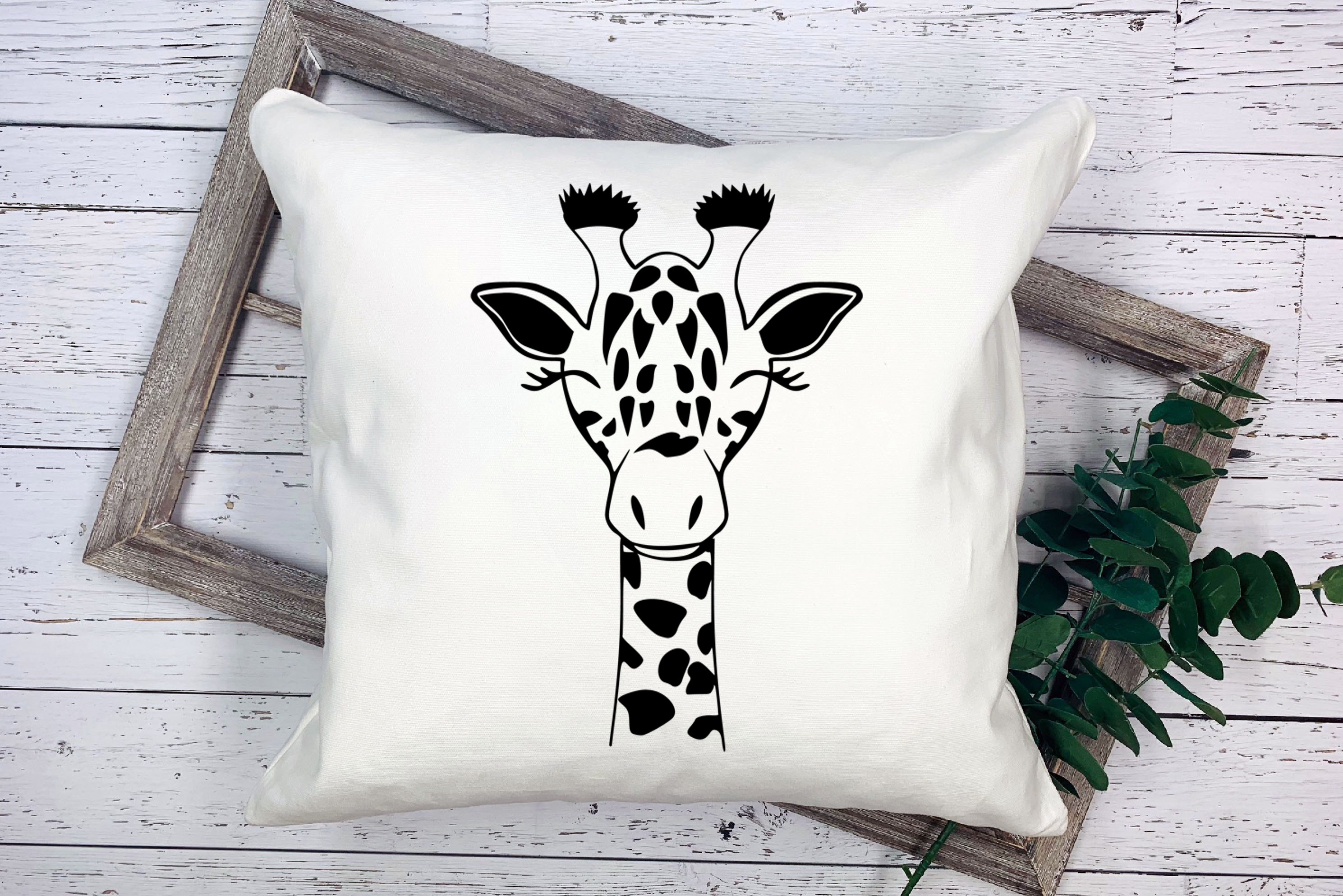 Download Baby Giraffe Face svg, Cute Fun Safari Giraffe head cut file (247753) | SVGs | Design Bundles