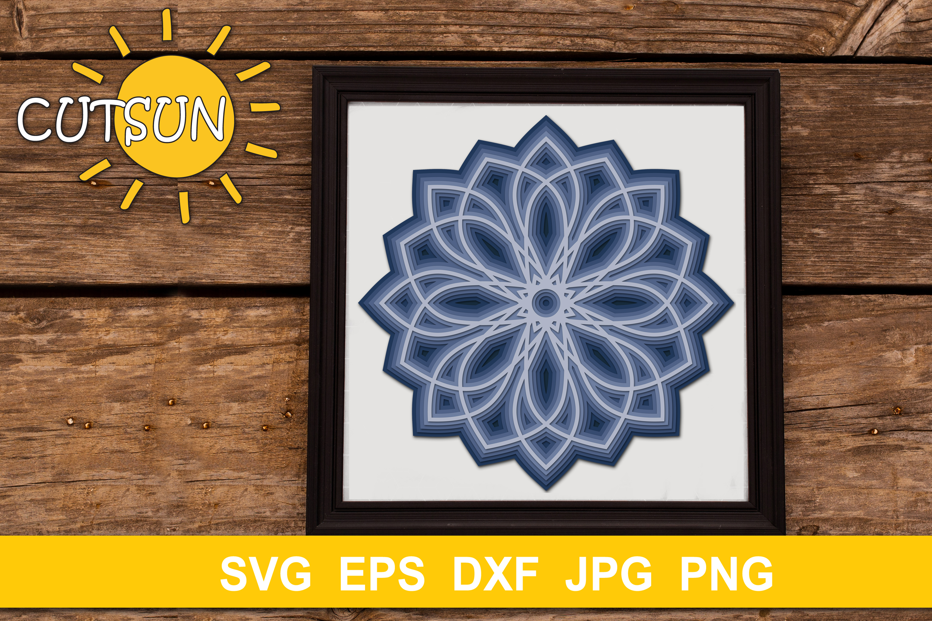 Free Free 122 Layered Mandala Inkscape SVG PNG EPS DXF File