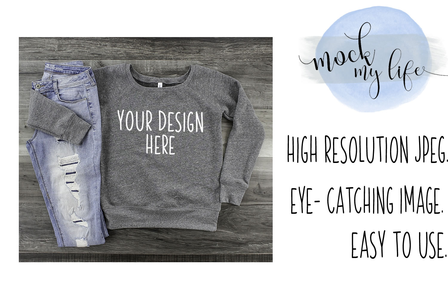 Download Mockup Bella Canvas Sweat Shirt / Flat Lay / Grey Sweatshirt (316845) | Mock Ups | Design Bundles