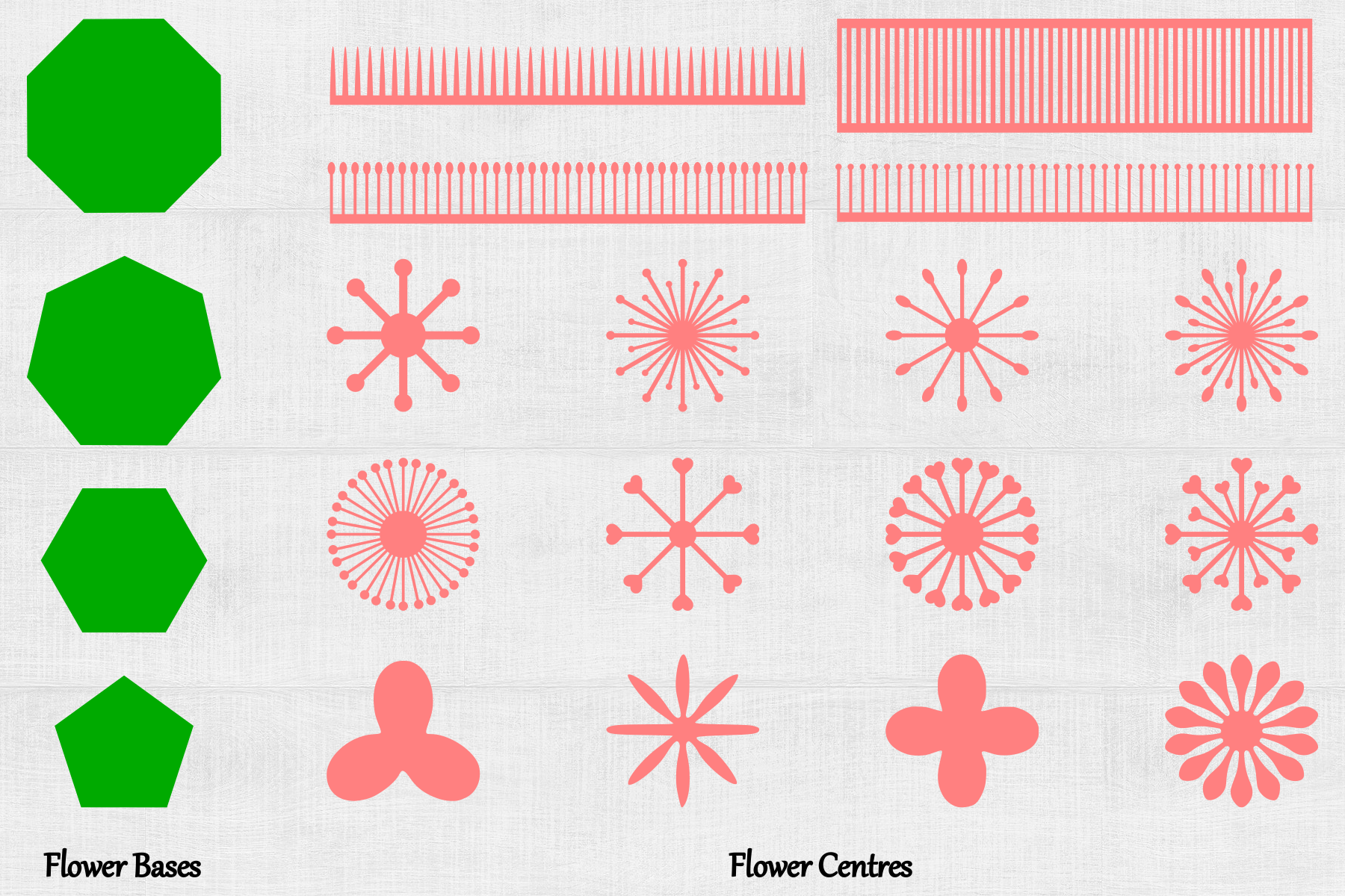 Free Free 195 Svg Paper Flower Center Template SVG PNG EPS DXF File