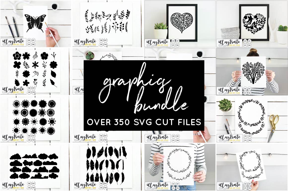 Download HUGE SVG Graphics Bundle - illustration SVG Cut Files