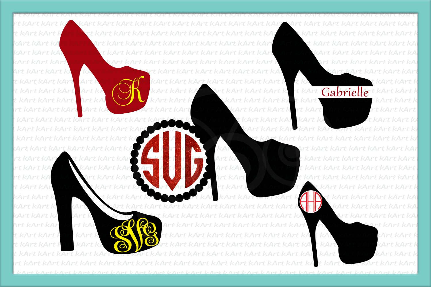 Download high heel svg, high heel monogram svg, high heels bundle ...