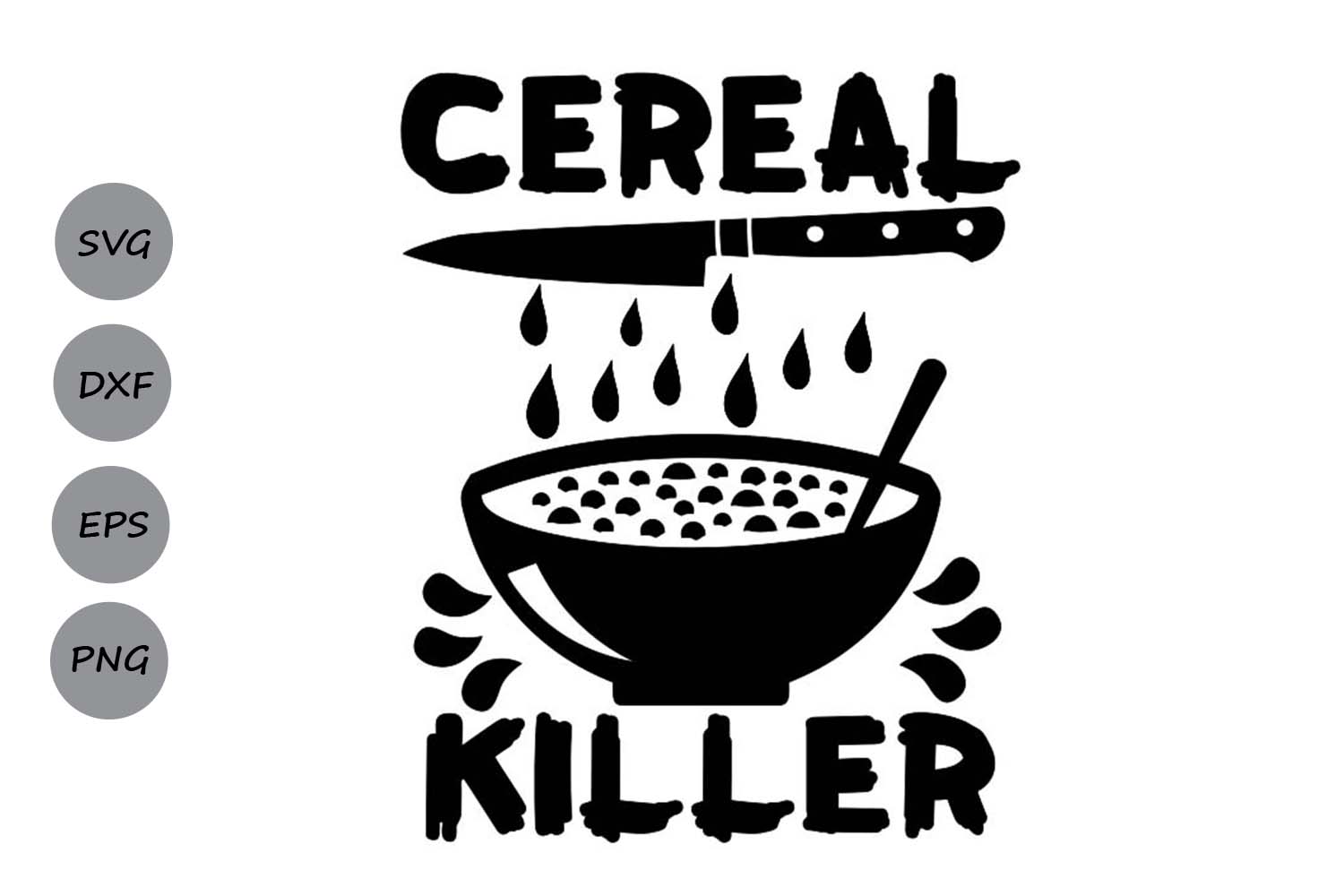 Cereal Killer Svg, Halloween Svg, Spooky Svg, Kids Halloween (362488