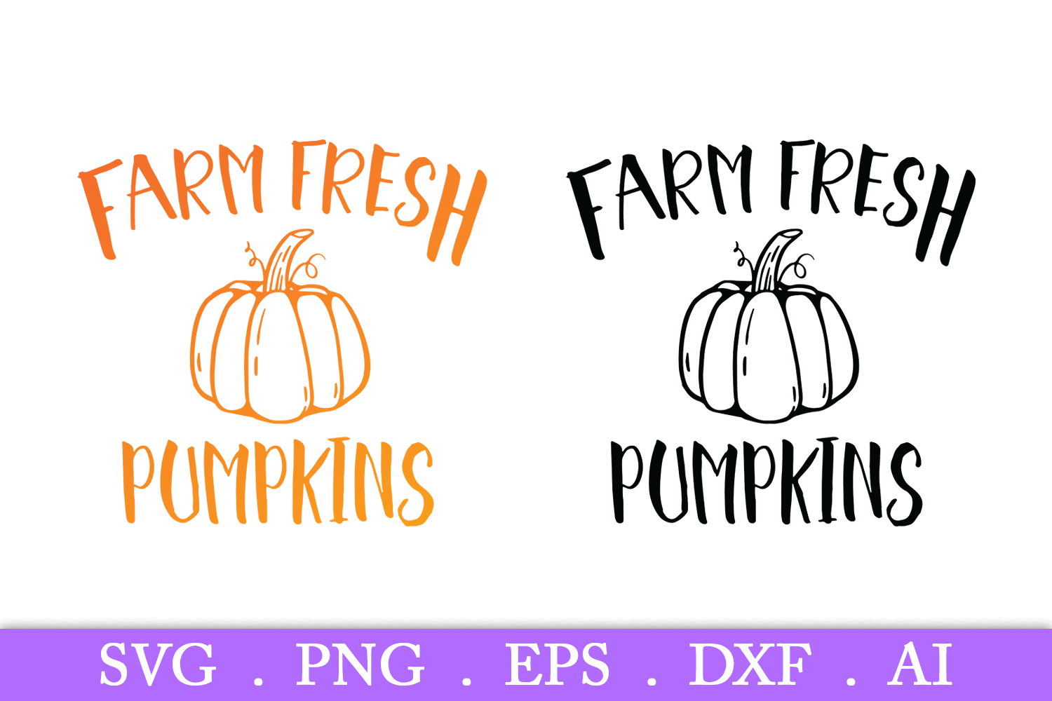 Download SALE! Farm fresh pumpkins svg, pumpkin patch svg, fall truck (293685) | SVGs | Design Bundles