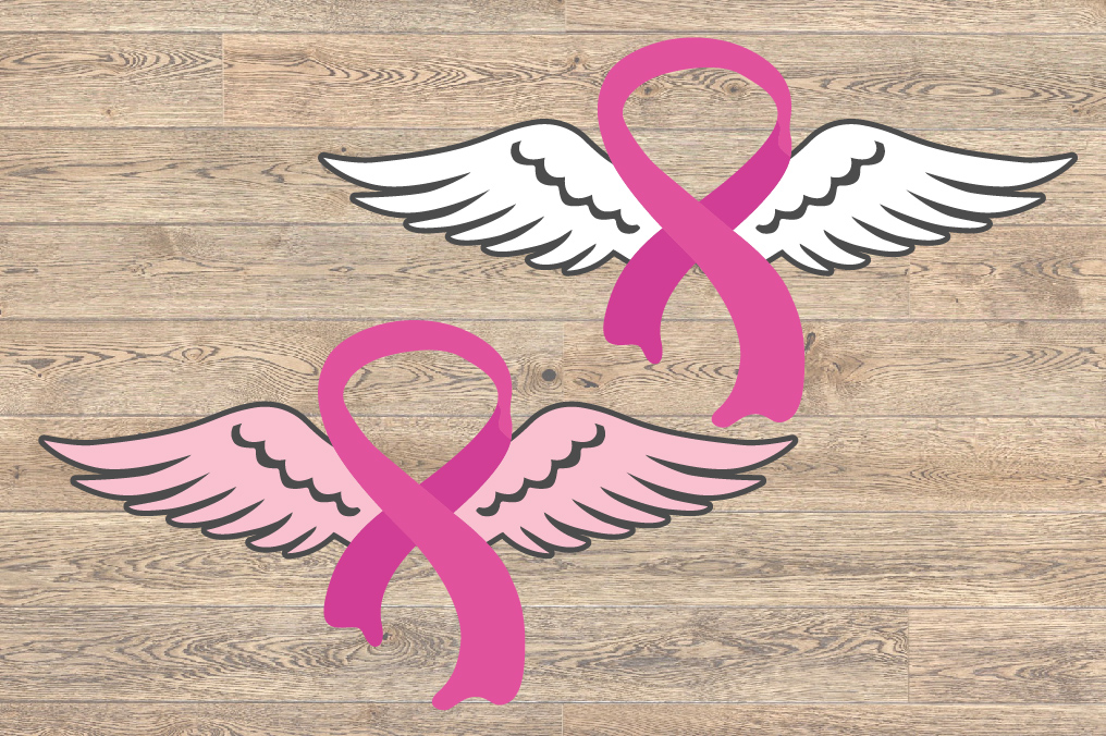 Breast Cancer Angel Wings SVG Cancer Awareness Fight 1469s